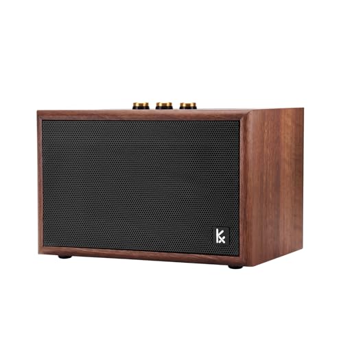 KONEX Vintage Wood Bluetooth Speaker, Vintage Home Decor