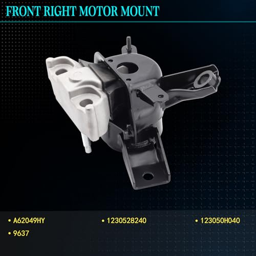 Engine Motor Mount & Trans Mount Compatible with 2006-2008 RAV4 2.4L FWD Replacement for A62012 A62049HY A62050 A62064 by sherxibo - Image 5