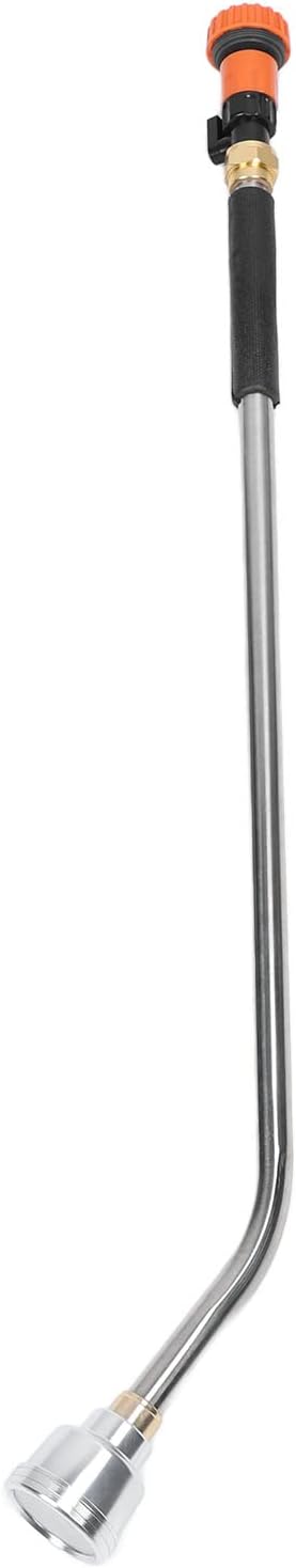 Watering Wand, Heavy Duty High Pressure Ergonomical Sprayer Wand Long Hose Nozzle Sprayer with Thumb Control Shut Off Valve, Garden Watering Wand for Hard to Reach Watering (90CM)