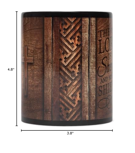 Taza de cerámica Dicksons 11 onzas negra miniatura 7