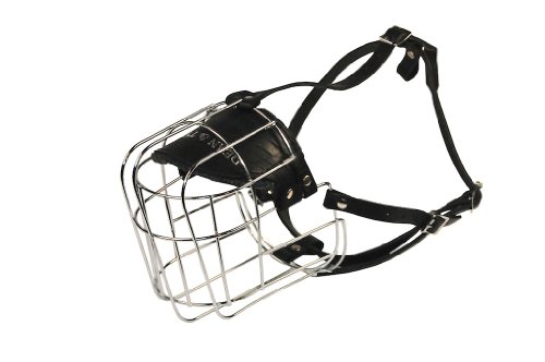 Dean & Tyler Dog Wire Basket Muzzle Size #13 - Saint Bernard, Great Dane, Newfoundland - Snout Length 5.1" - Circumference 17.7" - 11.8" - Width 4.52" - Height 6.5" #TOP14
