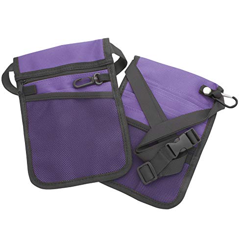 AsaTechmed Medical Pouch Hip Bag Antimicrobial, Nurse, Homecare, Medical Organizer Belt (Pouch Only)