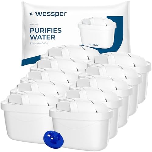 Wessper Water Filter for Pitcher, Filters with Active Carbon and ...
