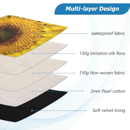 Funda para Laptop Amarilla con Girasol 13-14 Pulgadas miniatura 4