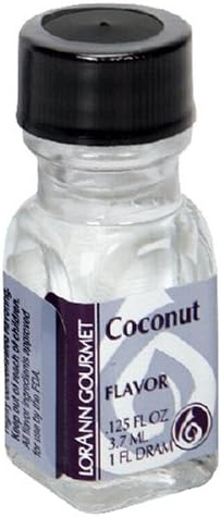 LorAnn Coconut SS Flavor, 1 dram bottle (.0125 fl oz - 3.7ml - 1 teaspoon) - 24 pack