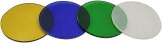 TYZK Accesorios para Microscopios 2 uds 32mm Lente Color Absorbente Verde Azul Amarillo microscopía microscopio biológico Durabilidad Y Rendimiento Confiable(4pcs YRBG)