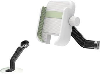 Phone Holder for Bicycles and Motorcycles Mounting Directly to Rearview Mirror with 360 Degree Swivel Green