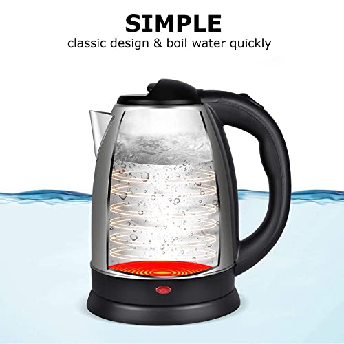 Image of 1.8 L Stainless Steel Electric Kettle with 500 ml Vacuum Flask set