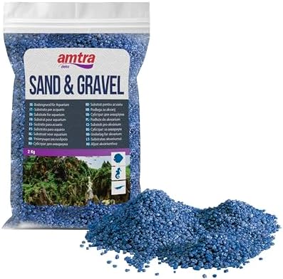 Amtra Quarzsand Schwarz 1,6-2 Mm - Aquarium Kies Für Süß & Meerwasser