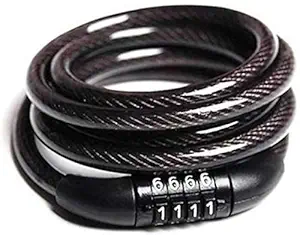Lista Multipurpose Cycle Lock, Bicycle Helmet Lock, Safety Lock for Cycle (4 Digit)