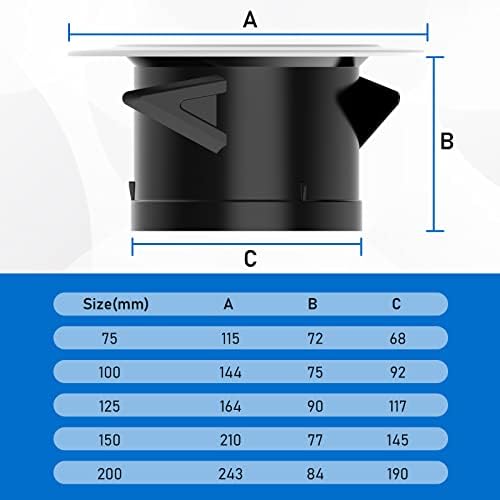 Hon&Guan Soffit Vent 10.2cm(4인치) 내장 플라이 스크린, 화이트 1팩 — 사진 6