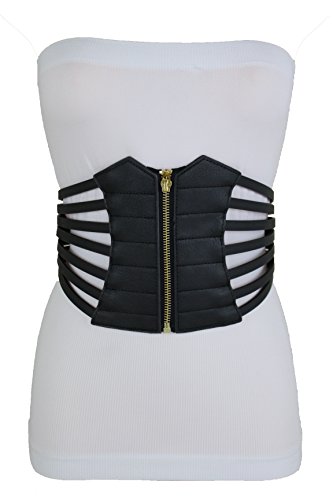 Tfj Women Fashion Wide Corset Belt Hip High Waist Black Corset Plus L Xl Xxl #TOP29