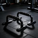 Uchwyty do Pompek Push Up Bars, Czarne, ABS + Pianka EVA, Antypoślizgowe, do 150 kg, Trening Siłowy i Fitness