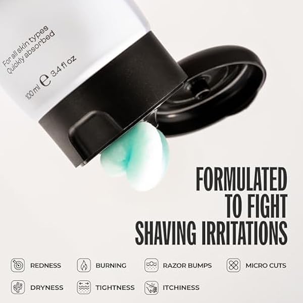 Men Rock After Shave Sorbet Бальзам после бритья для мужчин легкая похожая на сорбет быстро впитывающаяся увлажняющая формула успокаивающий бальзам против покраснений 100 мл