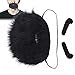 Costume Party Realistico Confortevole Divertente Decorazione di Halloween Peluche Barba Capelli Facciali Baffi Sopracciglio Party Performance Prop(blu)