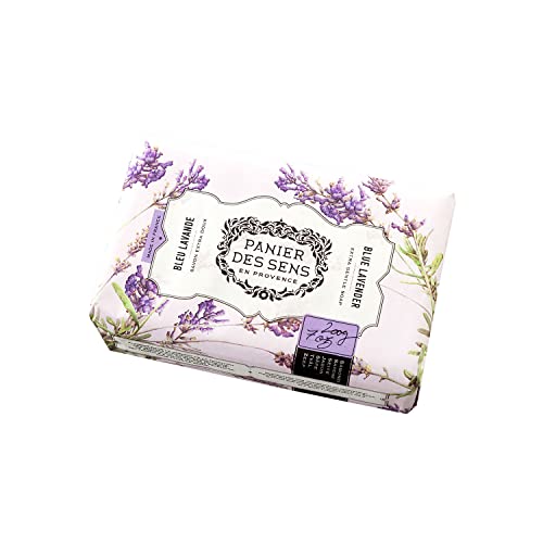 Französische Seife Panier des Sens Lavendelblau 2x200g