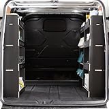 Van Racking & Shelving for Ford Transit Custom SWB (L1) 2024+ Heavy Duty HEXABOARD Van Storage System - Tool Storage Shelves & Work Van Organisation - Complete Set