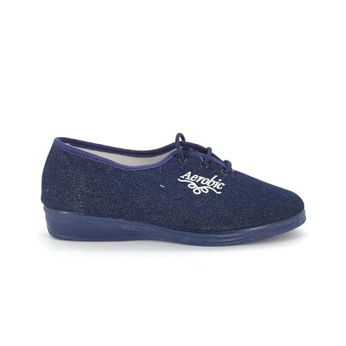 Selquir 200 Zapatilla Cerrada clásica de Lona, con cuña, Suela