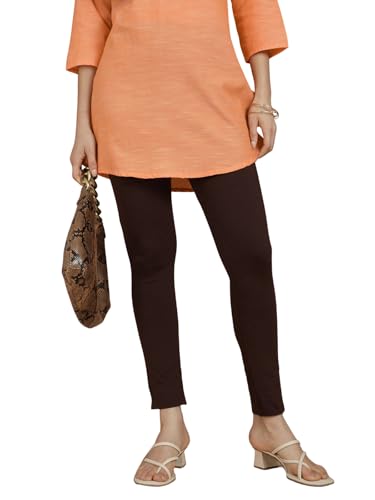 Image of TWIN BIRDS Women Cotton Blend Kurti Pants | Sleek Ethnic Daily Trousers