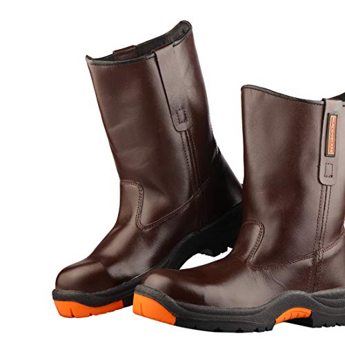 Black+Decker ISI Marked High Ankle Safety Shoes, Brown