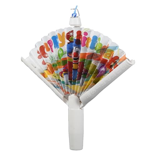 Candela, decorazione per torta di compleanno, decorazione per feste, design con apertura a, forma di girevole, ideale per uso celebrazione, decorazione creativa ed eventi speciali, 15 x