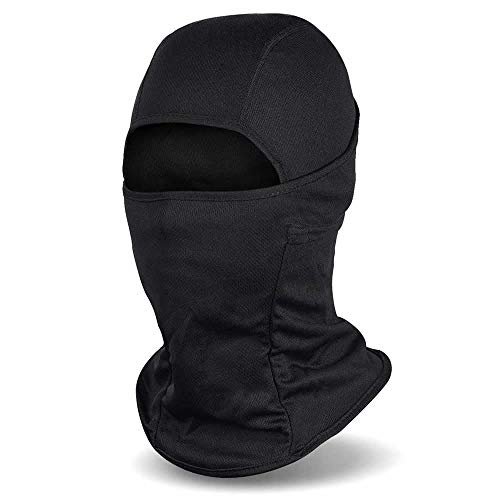 Balaclava, Windproof Mask Adjustable Face Head Warmer for Skiing, Cycling, Motorcycle Outdoor Sports Motorcycle Tactical Skiing Face Mask (Black)