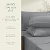 Hearth & Harbor Bed Sheets, Luxury Soft 6 Piece Bed Sheet Set Extra Deep Pocket Fitted Sheets Fits Mattress up to 21", Double Brushed Bedding Sheets & Pillowcases, King, Frost Gray #5