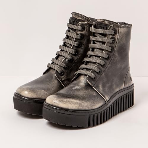 Art Para Mujer. 1151713EH003_001 Botines De Piel 1517 Brighton Gris (42), 3 A 5Cm, Cremallera, Casual - 5