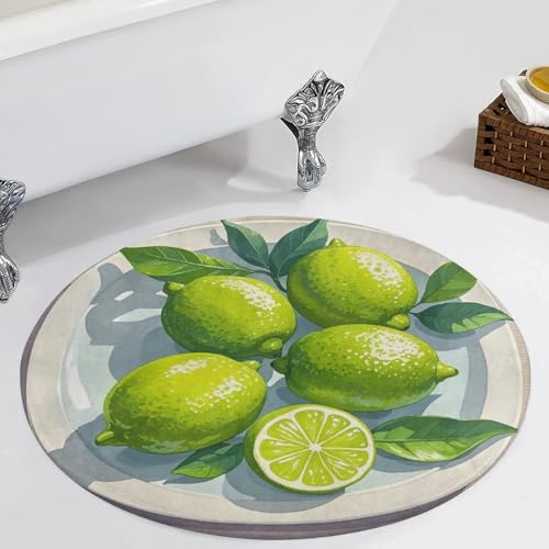 Alfombra pequeña de cocina con estampado botánico rústico duradero 6