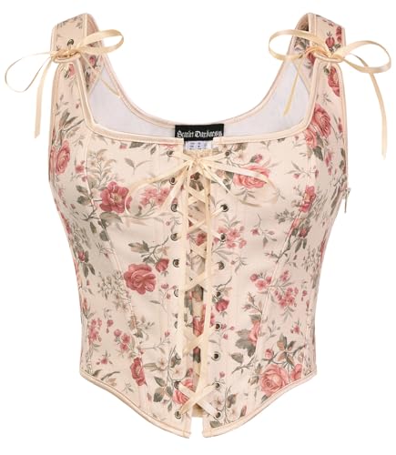 Cream Toile Corset Top
