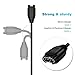 BabyValley Charger Cable Compatible for Garmin Forerunner 255/255S/955/265/265S/935/945/55 Charger Replacement 3.3ft USB Charging Cable Compatible for Garmin Vivosmart 5 Smartwatch Accessories (1)