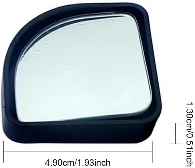 Car Small Sector Round Mirrors Blind Spot Rear View Mirror Auxiliary Reversing Parking Convex Mirror Adjustable Universal Blind Spot Mirrors