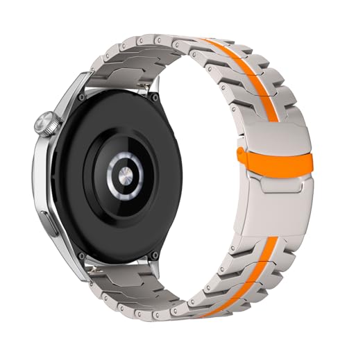 Bracelet montre métal anti-irritation en acier inoxydable pour Huawei GT 46mm