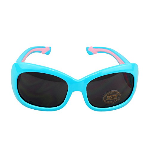 Óculos de Sol Breeze Azul e Rosa 4 anos, Real Shades, Azul/Rosa, 4 A 7 Anos