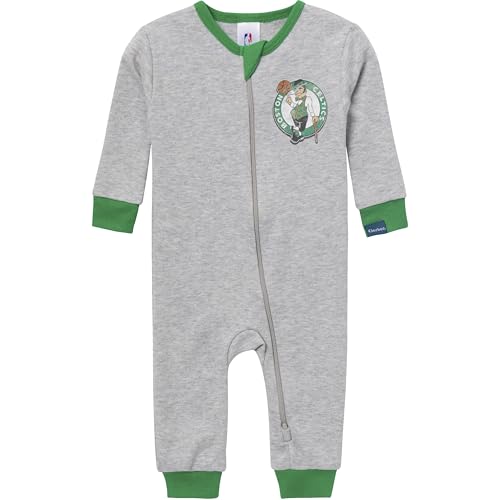 Gerber Unisex Baby NBA Team Footless Pajamas, Boston Celtics, 24 Months