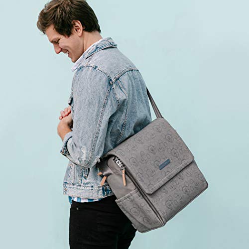 Petunia Pickle Bottom Boxy Backpack | Diaper Bag | Diaper Bag Backpack For Parents | Top-Selling Stylish Baby Bag | Sophisticated And Spacious Backpack For On The Go Moms | Disney Love Mickey Mouse #TOP6