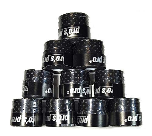 Pros Pro Overgrip P.G. Mangos de Raquetas Perforated 10 Pieces Negro