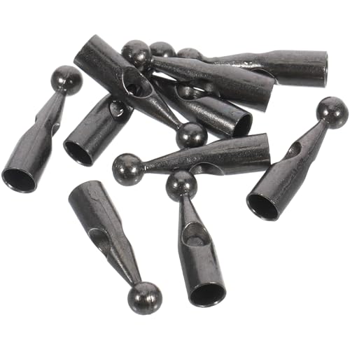 Ciieeo Cuentas Metálicas para Reparación de Paraguas Lluvia, 10 Piezas 20x5 Mm, Accesorios Duraderos Orificio de 4 Mm para Sombrillas y Paraguas Plegables, Suministros para Reemplazo