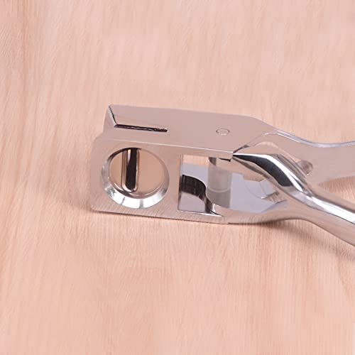 Hosl Single Hole Punch Heavy Duty One Hole Puncher Tool For Paper Pvc Id Card Craft Hand Slot Punch Alloy Steel Perfect For Home Office School Plastic Cardboard (Card Puncher) #TOP4