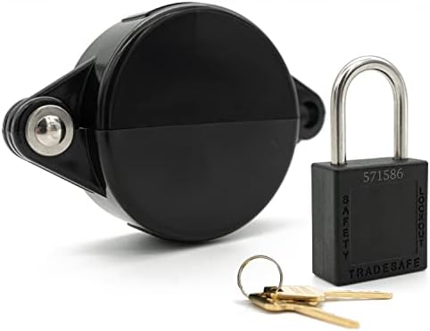 TRADESAFE Outdoor Faucet Lock, Durable Water Spigot Lock with Keyed Padlock