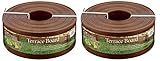Master Mark Plastics 95340 Terrace Board Landscape Edging Coil, 5-inch x 40-Foot, Brown (2 Pack)