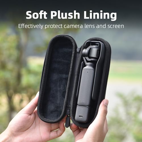 BRDRC Carrying Case for DJI Osmo Pocket 3, Portable Hard Storage Case, Carry Bag Pocket 4/Xtra Muse Accessories (Black) by BRDRC - Image 6