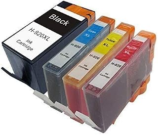1 x Set of 4 Non Oem replacement Black & Colour for HP 920 XL Compatible Ink Cartridges Officejet 6000 6500 6500A 7000 7500A E609a
