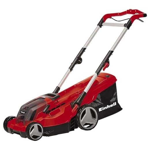 Einhell Akku-Rasenmäher GE-cm 36/37 Li-Solo Power X-Change (36 V, 37 cm Schnittbreite, bis 400 m², 45L Grasfangkorb, 25-75 mm Schnitthöhe, ohne Akku)