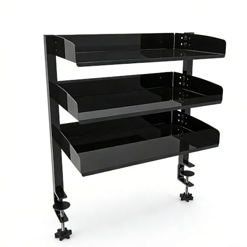 Xiaozuoyue デスク上収納ラック 3段