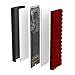 vincente M.2 Kühlkörper | Kühlwärmeableitungsradiator - Hochleistungs-SSD-Kühler mit thermischem Silikonpad für Laptop PC 2280 NGFF Solid-State-Festplattenkühler