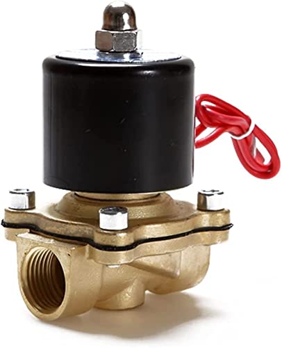 Électrovanne normalement ouverte 1/2 laiton 12V DC vanne de régulation eau et air
