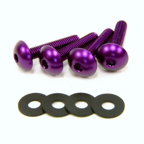 DURA-BOLT フェアリングボルトキット アルミ M5x16mm パープル 4本セット DBF070P