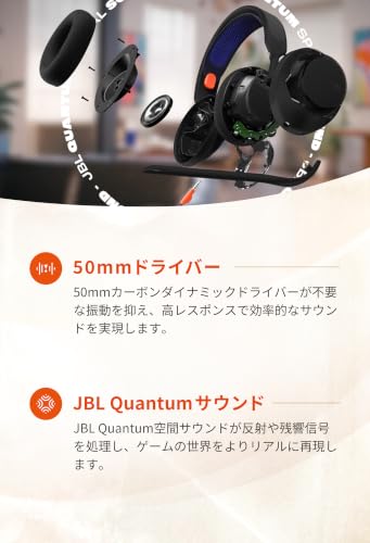 Image of JBL Quantum 250 Wired Over-Ear Gaming Headphones - White | JBL Quantum Spatial Sound, Noise Cancelling Microphone, 3.5mm Cable, Multi Platform Compatibility