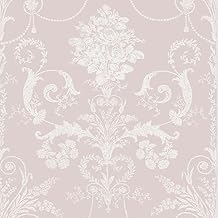 Laura Ashley Josette Amethyst Wallpaper